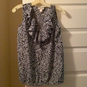 LOFT sleeveless blouse